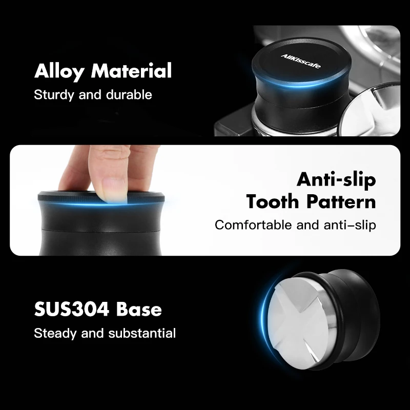 AliKisscafe Coffee Distributor Gravity Adaptive Leveler Tools for 51mm 54mm 58mm Portafilter Espresso Accessories Barista Tools