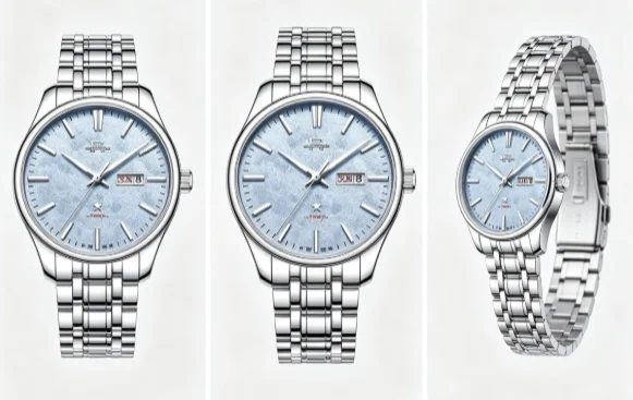 Automatic Mechanical Watch Men's and Women's Pentagram Luminous Commemorative Couple Gift Watch