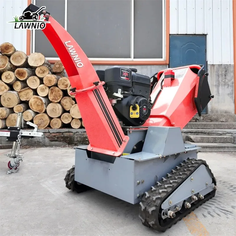 【Best Selling】 Large Feed Opening Design Wood Chipper Anti-Clog Smooth Running For Villa Yard And Outdoor Work Wood Chipper