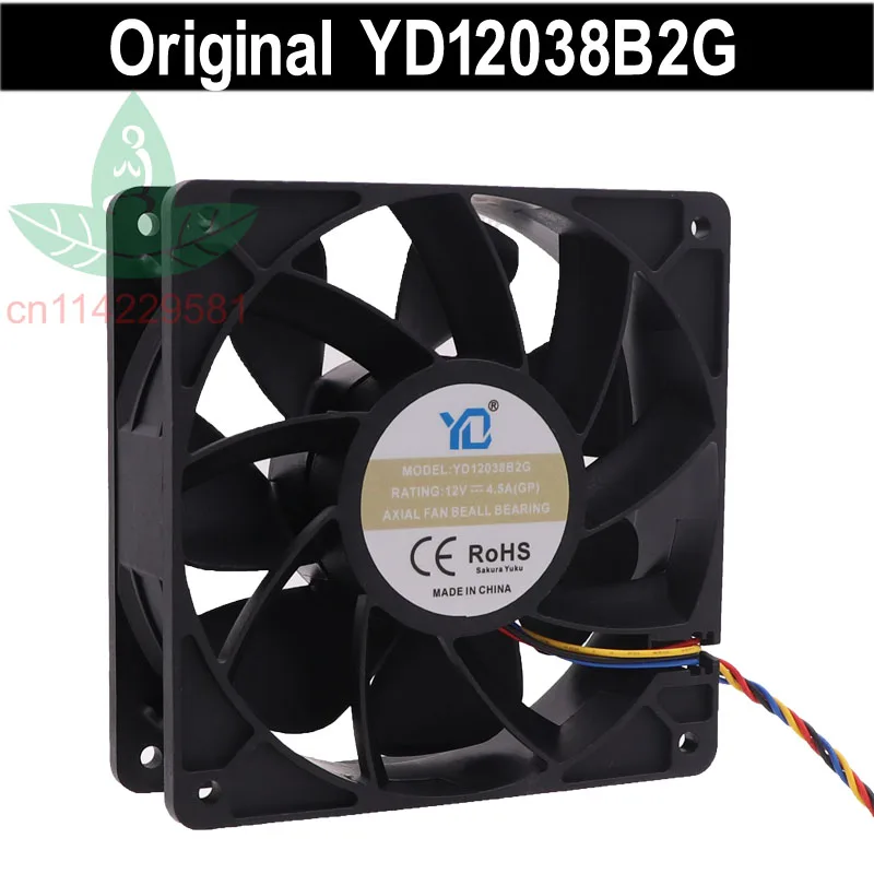 

New For YD12038B2G 12038 12V 4.5A Violent Cooling Fan