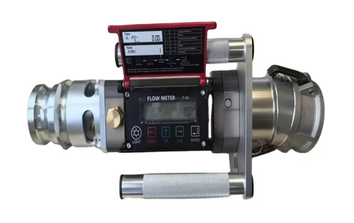 HOT SALES. T-80 gravity unloading flow meter. Portable fuel, oil flowmeter. oil tank and tank truck.