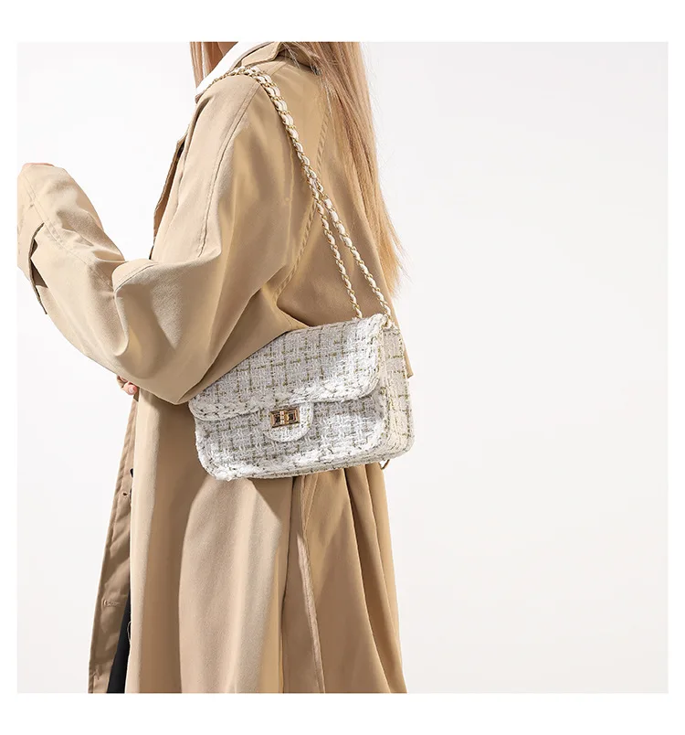 

Женская маленькая сумка через плечо с хлопковой пряжкой и ароматом ветра, многофункциональная сумка через плечо