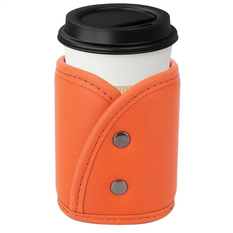 Multifunctional Leather Car Door Cup Holder Auto Drink Rack Storage Bin Back Seat Cup Holder Organizer Car Interior Accessories