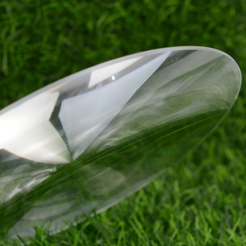 2pcs Dia. 250mm PMMA Plastic Fresnel Lens Focal Length 350mm 400mm 500mm Solar Condensor Lens
