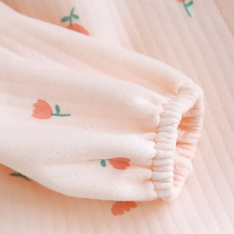 Women New Air Cotton Nursing Loungewear Pure Cotton Postpartum Lactation Winter Women's Pajamas Autumn Pregnancy Sleepwear Wear