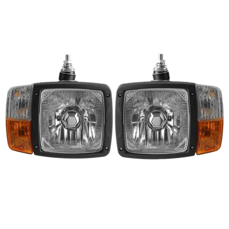 

Tractor Trailer LED Headlights 24V Turn Signal Indicator Lamp Worklight for Excavator Telehandler Loader