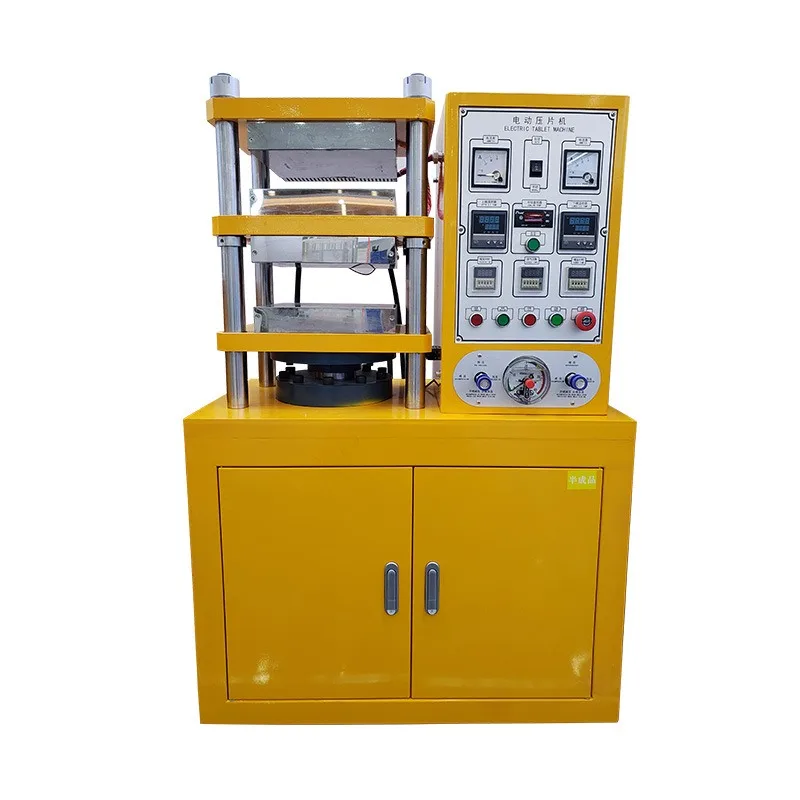 Small laboratory flat vulcanizer, rubber plastic silicone molding