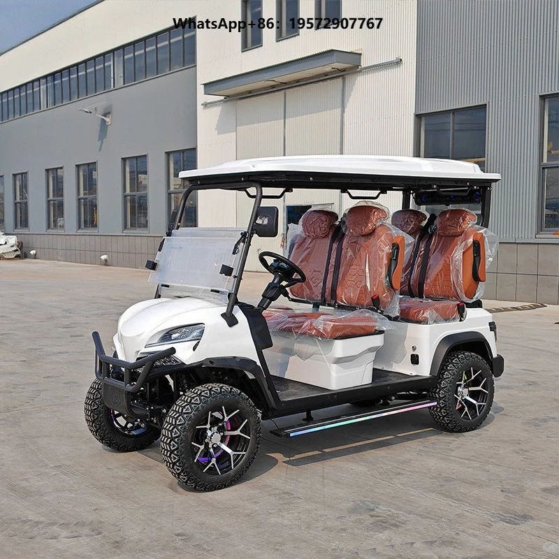 2026 New Design 4 Seat Electric Golf Car High End Luxury Seats Golf Buggy