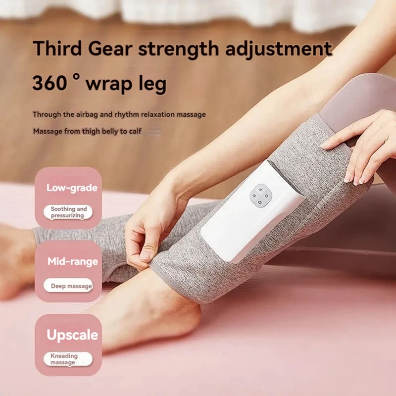 Leg Massage Air Compression Massage With Heat Cordless Leg Massager For Circulation And Pain Relief Calf Massager 2PCS