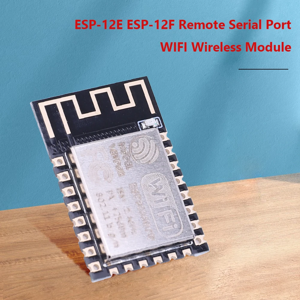 

ESP8266 Serial Wireless Control Module ESP-12E/ESP-12F Module 6 IO Ports SPI Anti-interference Accessories