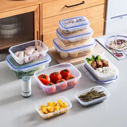 Microwaveable Vacuum Food Storage Box, Bento Box, Transparent Storage Container, Fridge Organizer, Food Sealing Organizer