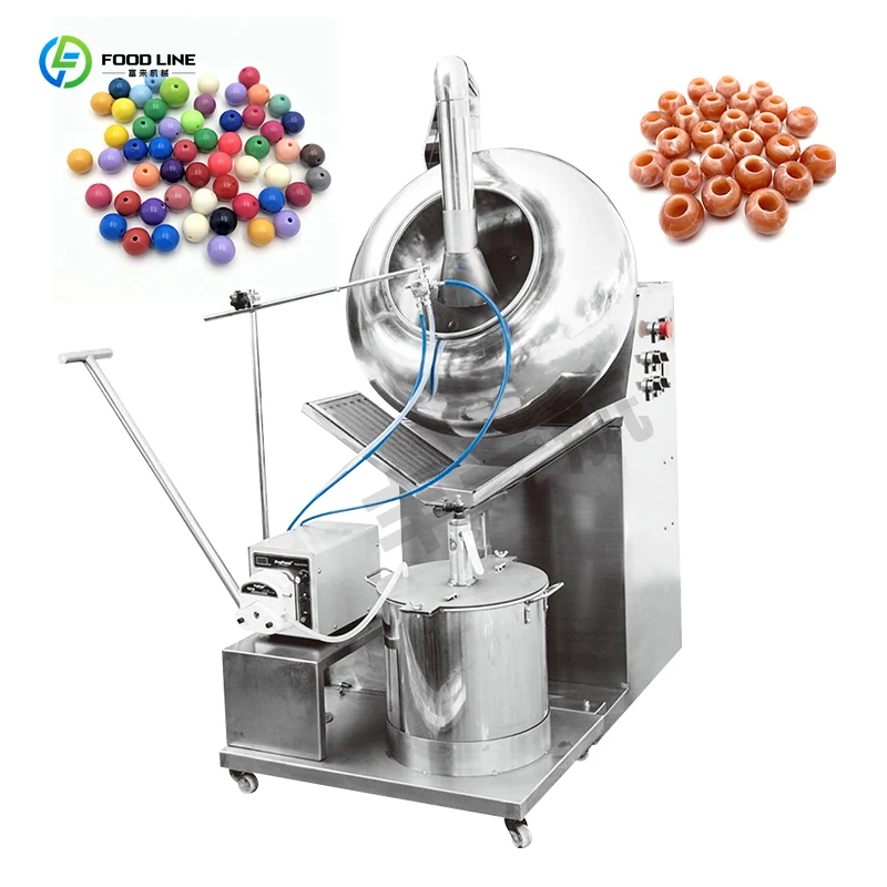 

Customized High Quality Sugar Coating Pan Machine For Fruit Chocolate Polishing With Efficient Motor