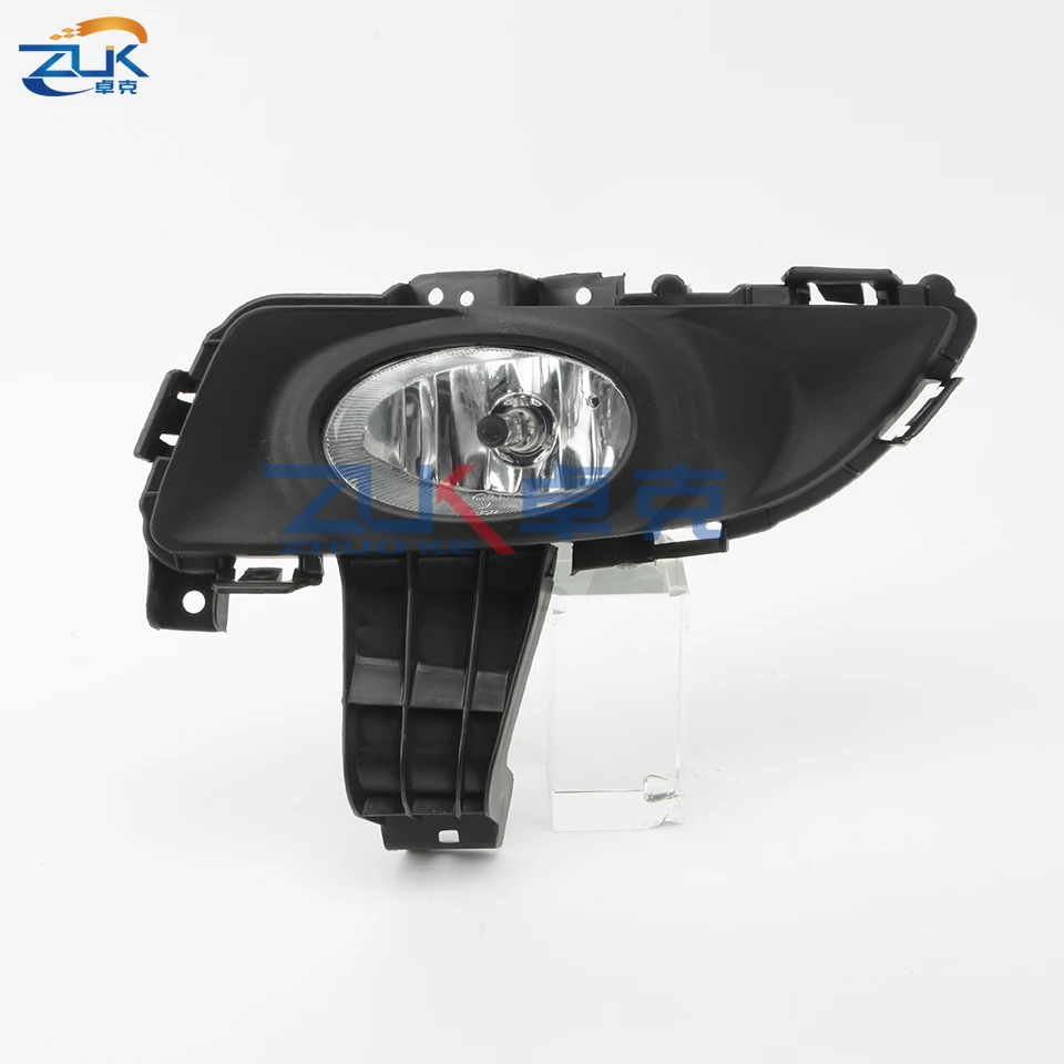 ZUK Car Accessories Front Bumper Fog Light For Mazda 3 Axela M3 BK 2004-2010 1.6L Anti-Fog Reflector Lamp Foglight Foglamp