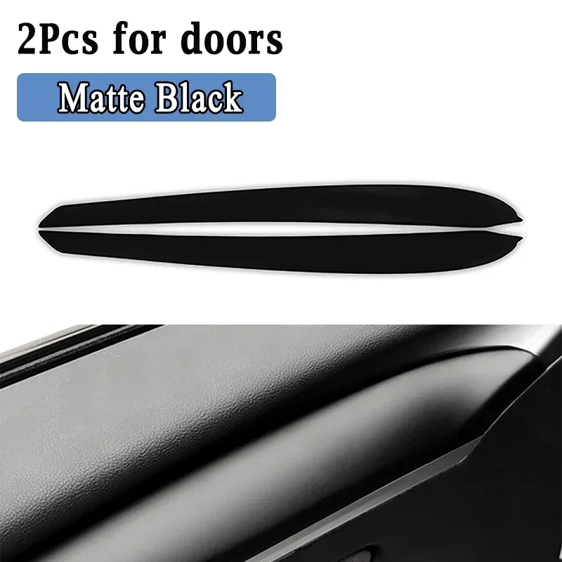 1 Pair Matte Black
