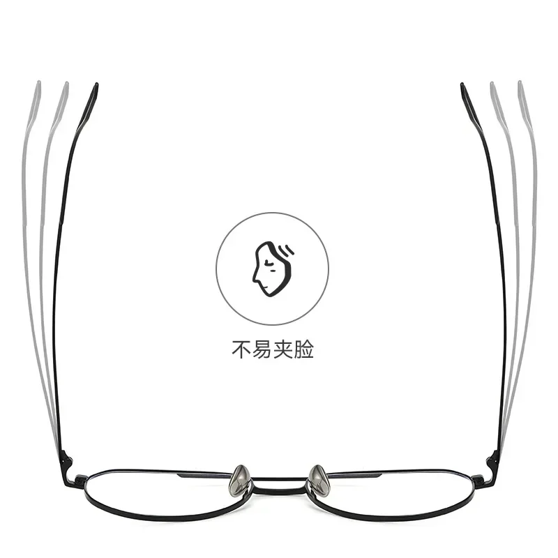 

Prescription Female Male Ultralight EyewearAviation Eyeglasses Bridge Men Vintage New Arrival Double Woman Aviat Titanium Frame
