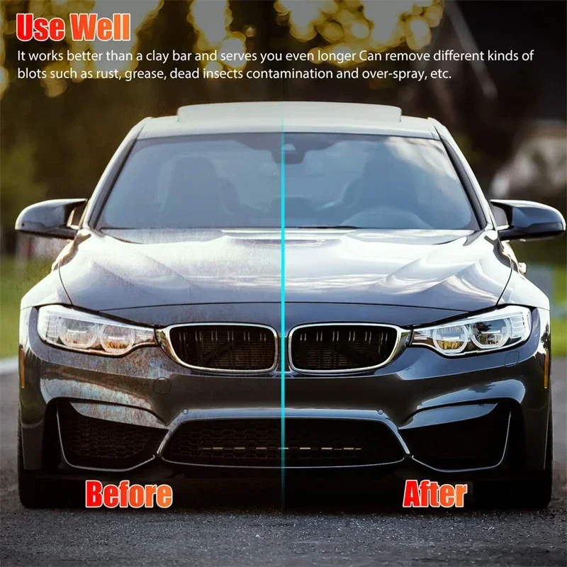 1-3Pcs Car Clay Bar Sponge Pad Reusable and Washable Cleaning Sponge Block Eraser Wax Polish Pad Auto Washing Tool Accessories