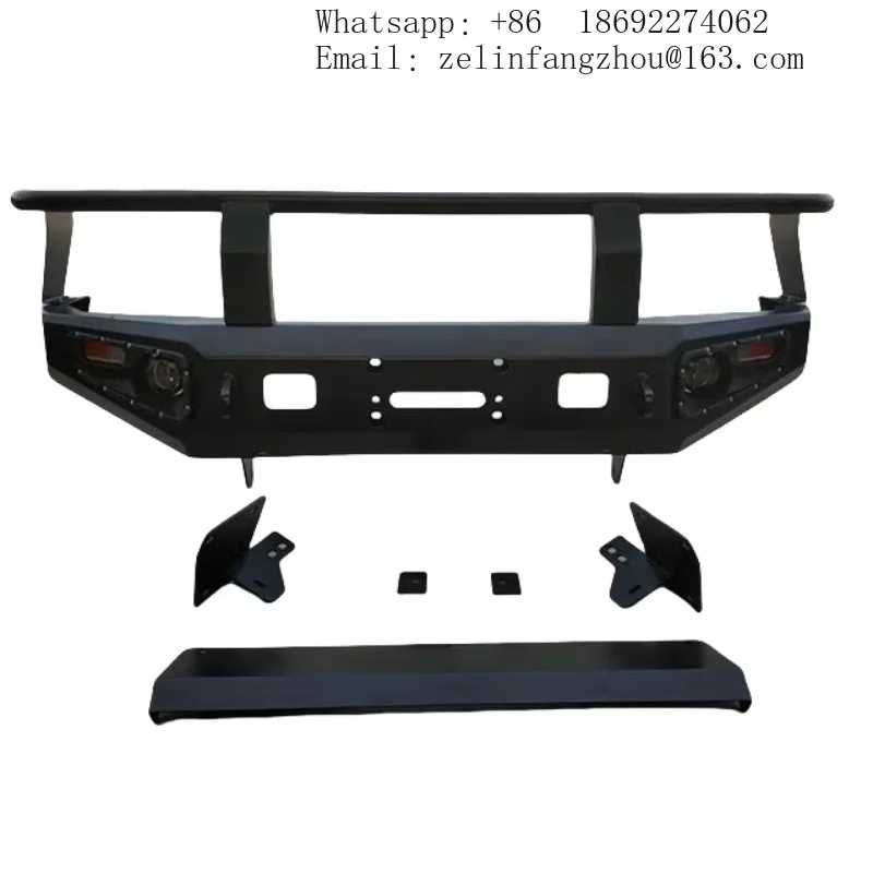 

Передний бампер и защитная дуга (булбар) для Toyota Land Cruiser LC90 с вырезами под противотуманные фары, высококачественные новые аксессуары для внедорожников 4x4