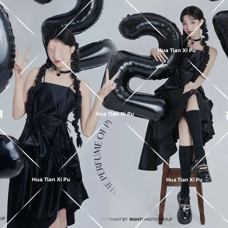 

Модный костюм для фотосессий в художественном стиле для женщин, для тематических вечеринок, в стиле журнальных обложек, одежда для фотосъемки