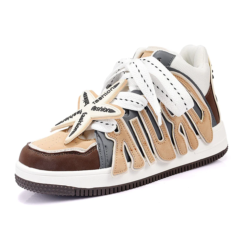 

VIPOL Autumn's new American-style trendy sneakers, casual streetwear, skate shoes, anti-slip and durable sports shoes