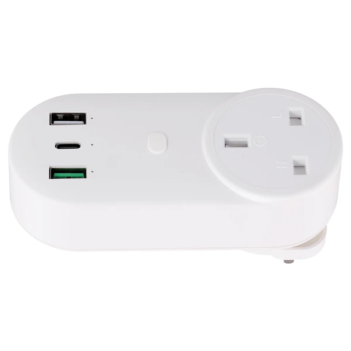 

SVFE-gSmart Socket WiFi Plug 16A 2-Hole USB+Type-C Outlets 65W Remote Control Compatible Alexa UK