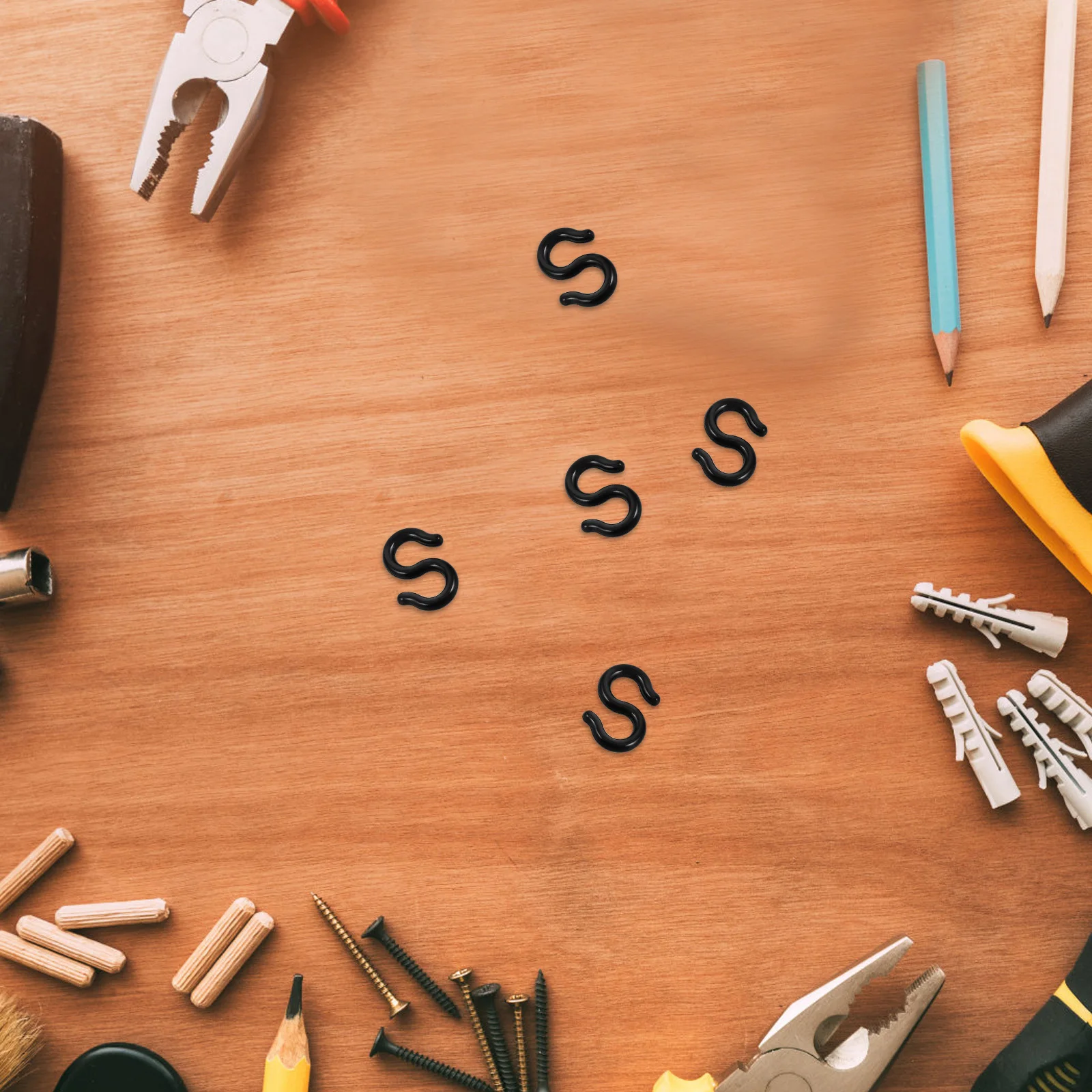 

10Pcs Line Pipe Fixing Hooks S Shaped Plastic Cable Organizer for Brake Shift Hose Clamp Retainer Automotive Vehicle Cable