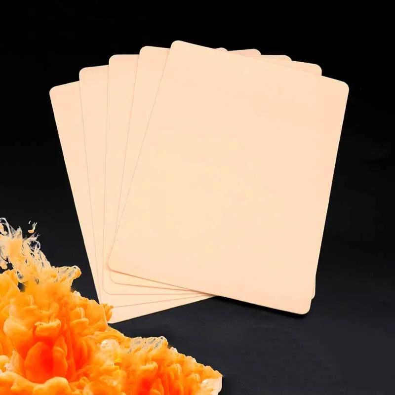 

1PCS Tattoo Practice Fake Skin Sheet Double Side Blank Tattoo Practice Skin practice Big size practice skin