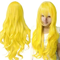 Synthetic Bright Pink Cosplay Wig Lolita Hair Curly Hitori Gotoh Anime Wig Hairpiece Yuno Gasai Halloween Costume Wig 5
