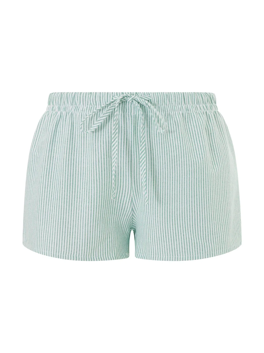 

Women s Summer Casual Pajama Shorts Loose Fit Wide Leg Drawstring Striped Lounge Shorts