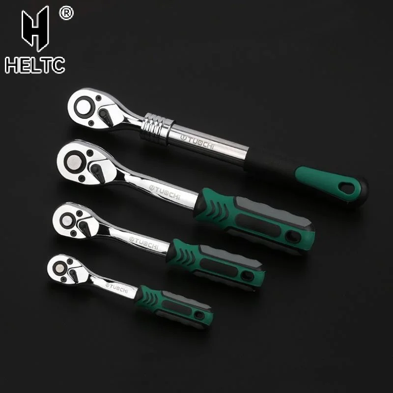 1Pcs 1/2 1/4 3/8 Flying Wrenches 24/72 Tooth Quick Ratchet Wrench Two-way Socket Wrench Repair Tools For For Vehicle Bicycle