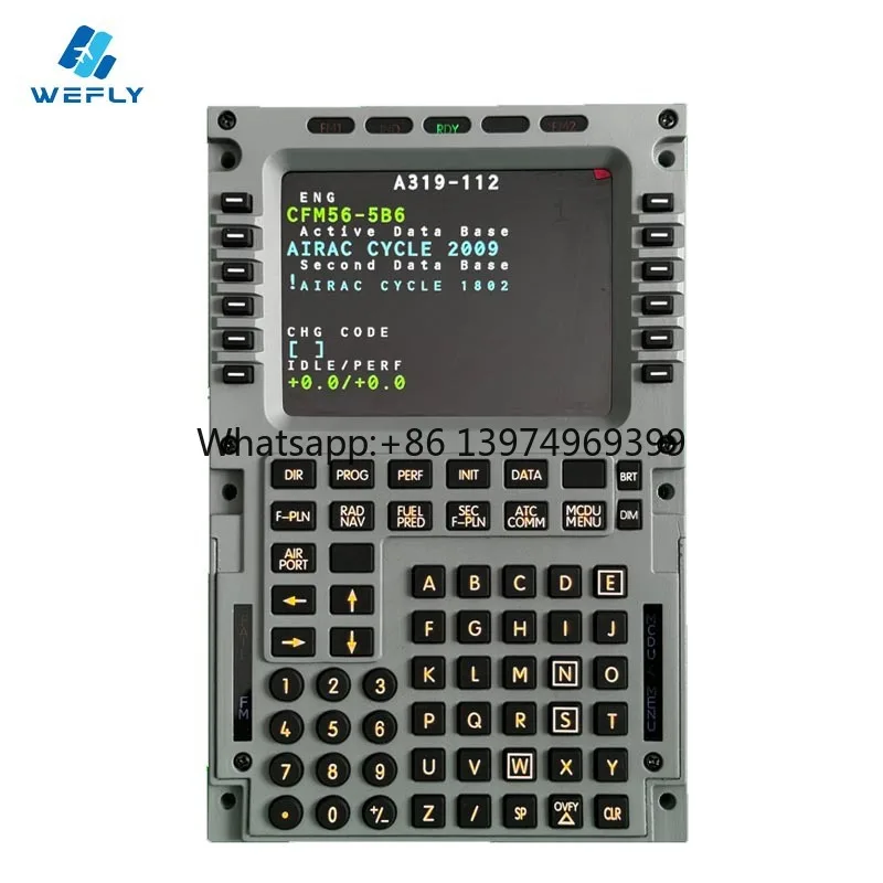 Wefly Airbus A320 Series Aircraft MCDU/FMC Toliss Fenix FlyByWire FSLabs Simulation Flight Computer Simulator Panel