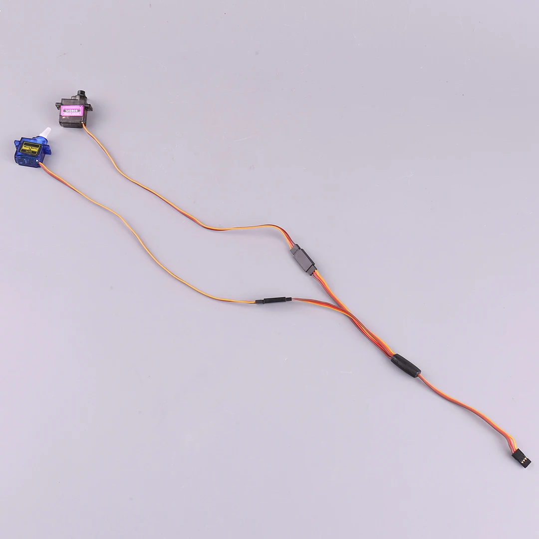 10pcs Futaba JR Y-Line Aileron Servo Extension Cables High Current 30/60 Core 15-30cm for Model Aircraft