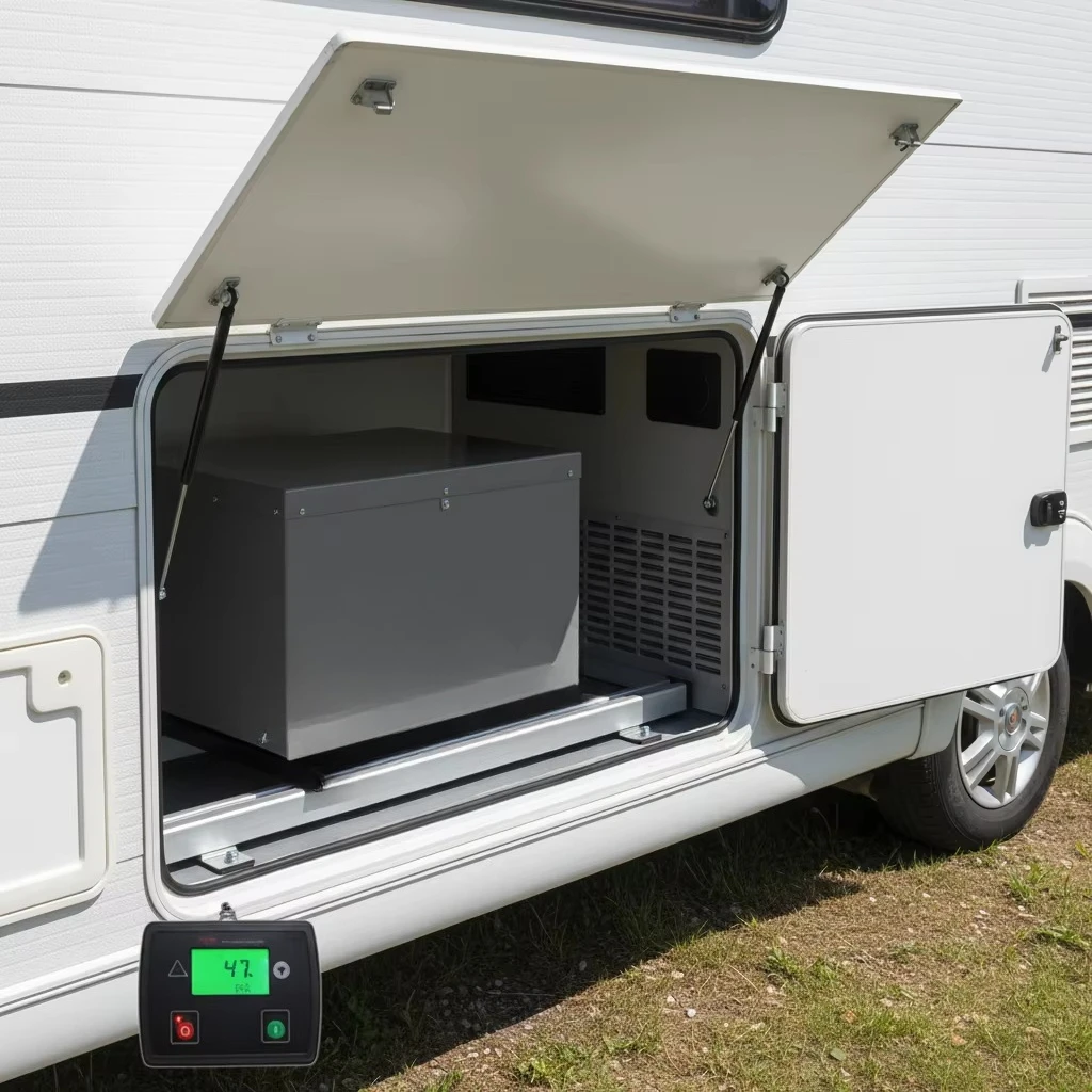 Inverter Type RV Generator 6KW Rated 50Hz Frequency Single Three Phase for Engine Silent 230V ATS Remote Control view 4