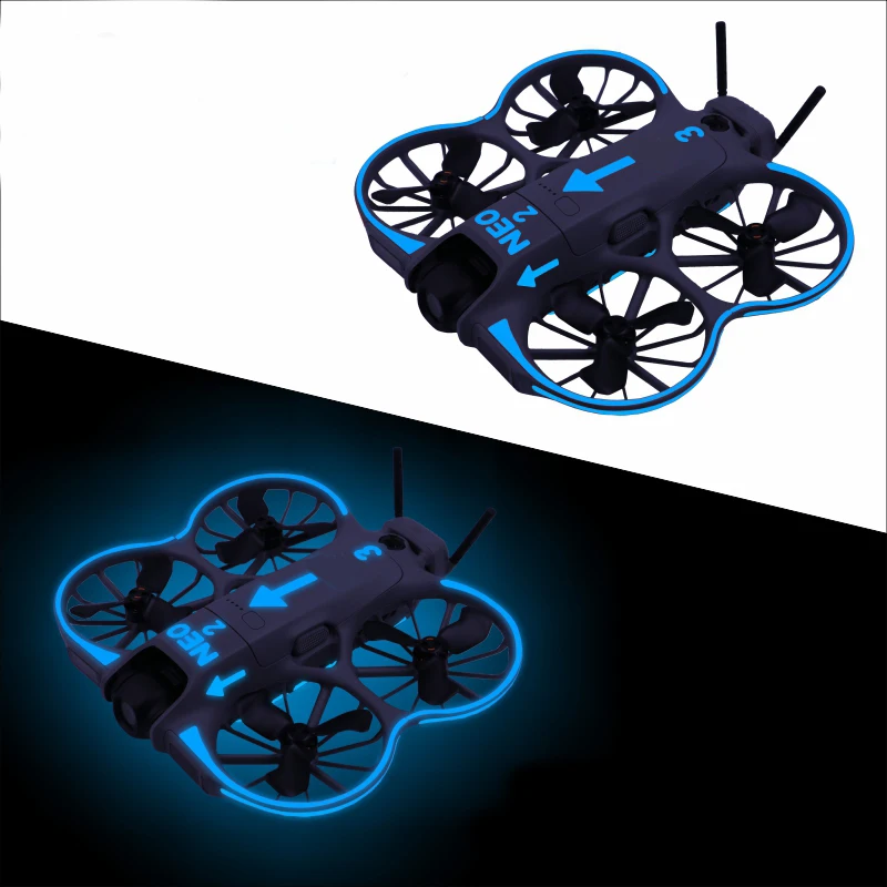 

Glowing Decorative Sticker Kit for DJI NEO 2 Waterproof Sticker Decal for Neo 2 Drone Controller Anti-Scratch Protective Film