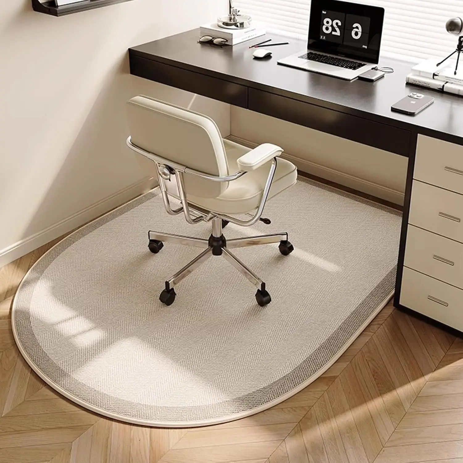 VIKAMA Sofa Carpet Bedroom Carpet Living Room Carpet Bedside Rugs Loop Pile Dirt Repellent Machine Washable Manageability