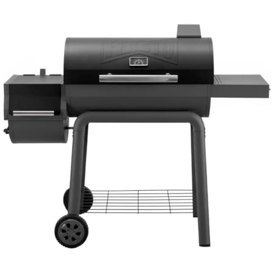 

Heavy-Duty 30-Inch Charcoal Grill with Offset Smoker Grill, Side Table and 815 Sq. In Cooking Space, Outdoor BBQ Grill for Outd