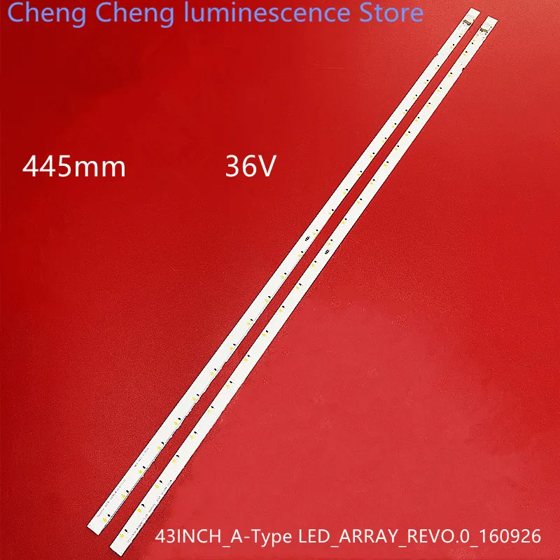 25LED 445 มม.LED Backlight สําหรับ Samsung UE43K5100 UN43K5300 UN43k5100 43 "RL BN96-9723A 9722A V6LF_430SFB 430SFA_LED25