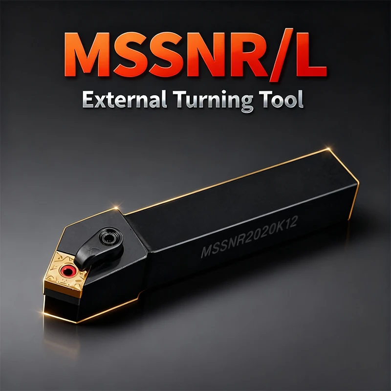 MSSNR1616H12/MSSNL2020K12/MSSNR3232P12 External Turning Tools, CNC Machining Tools and SNMG12 Inserts