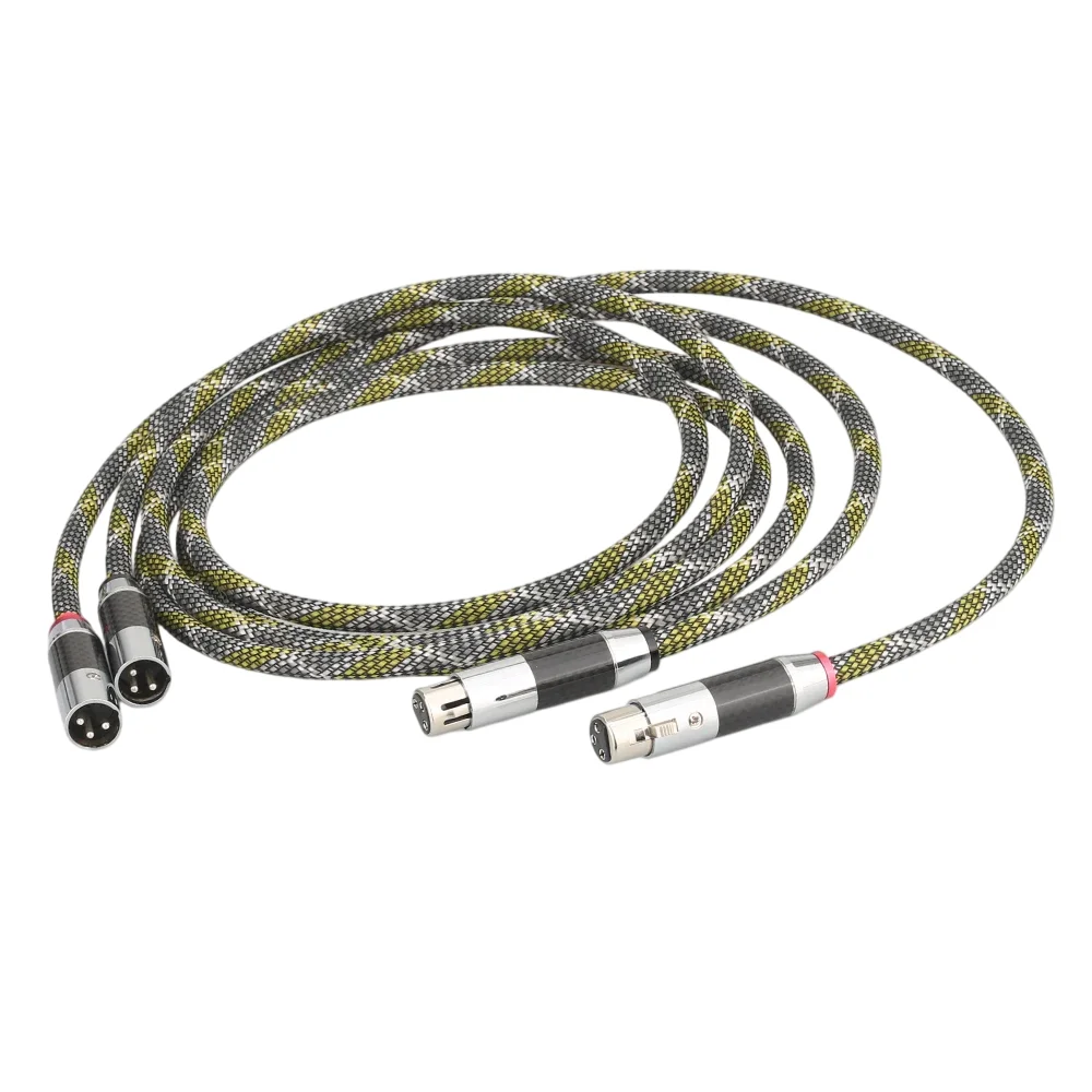 Aouyade A10 Silver Plated Balanced XLR Audio Interconnect Cables XLR Interconnect Cable For AMPlifer CD Player AudioPhile