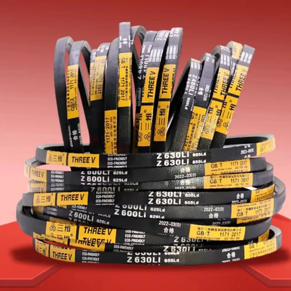1 Pcs Z-Type Thickness Rubber V-Belt Drive Rubber Belt Narrow Conveyor Belt Circumference 470mm-560mm
