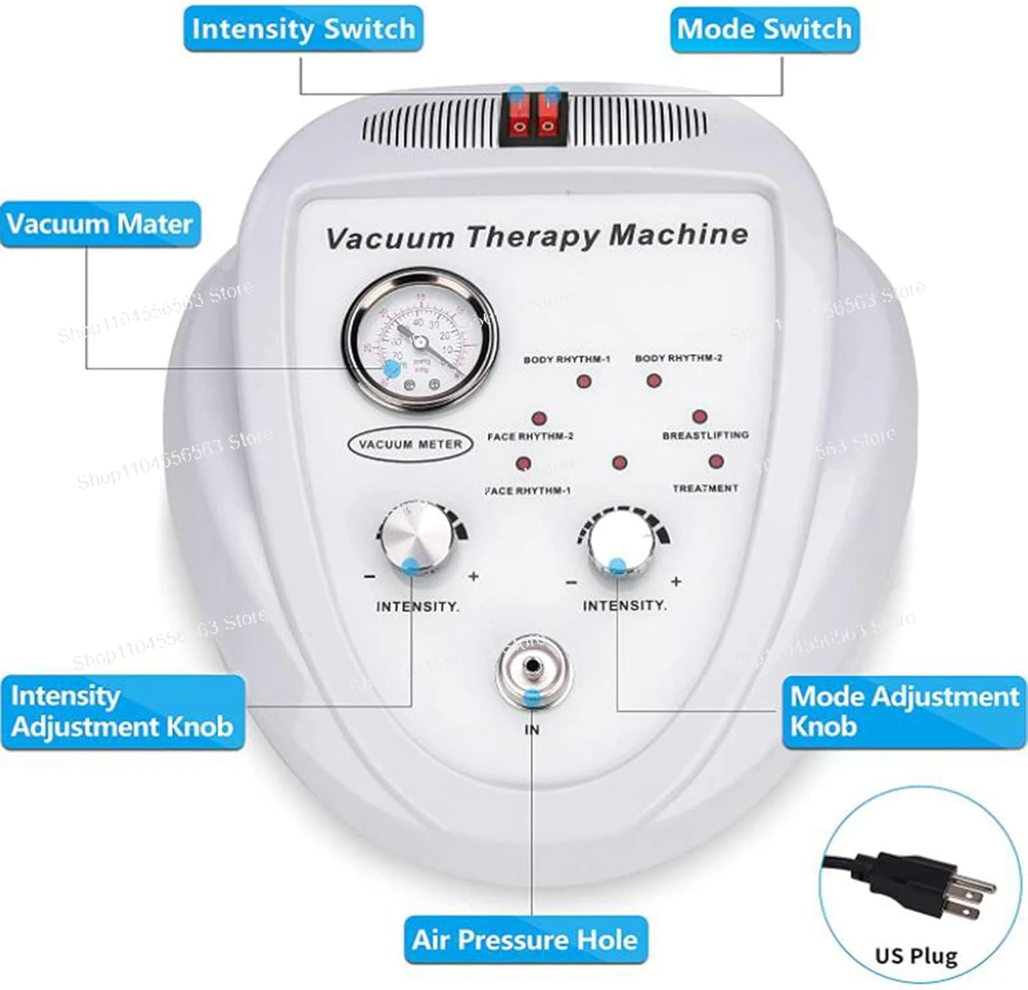 Multifunctional Electric Chest Care Massager, Home Use Negative Pressure Therapy with Meridian Scraping & Cupping