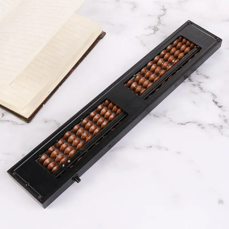 Portable Chinese 23 Digits Column Abacus Arithmetic Soroban Calculating Counting