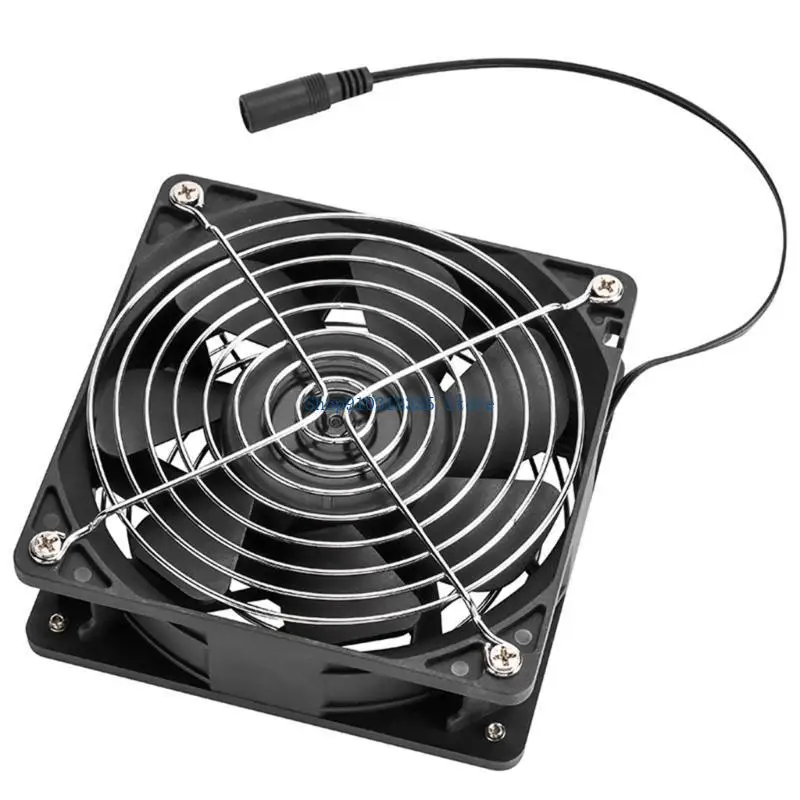  Robust 120mm Thick AC Axial Fan 6000RPM Operation for High Temperature Equipment Thermal Management