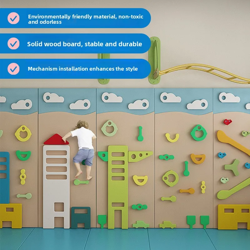 Climbing Wall Indoor Ladder Kindergarten Early Education Climbing Wall Home