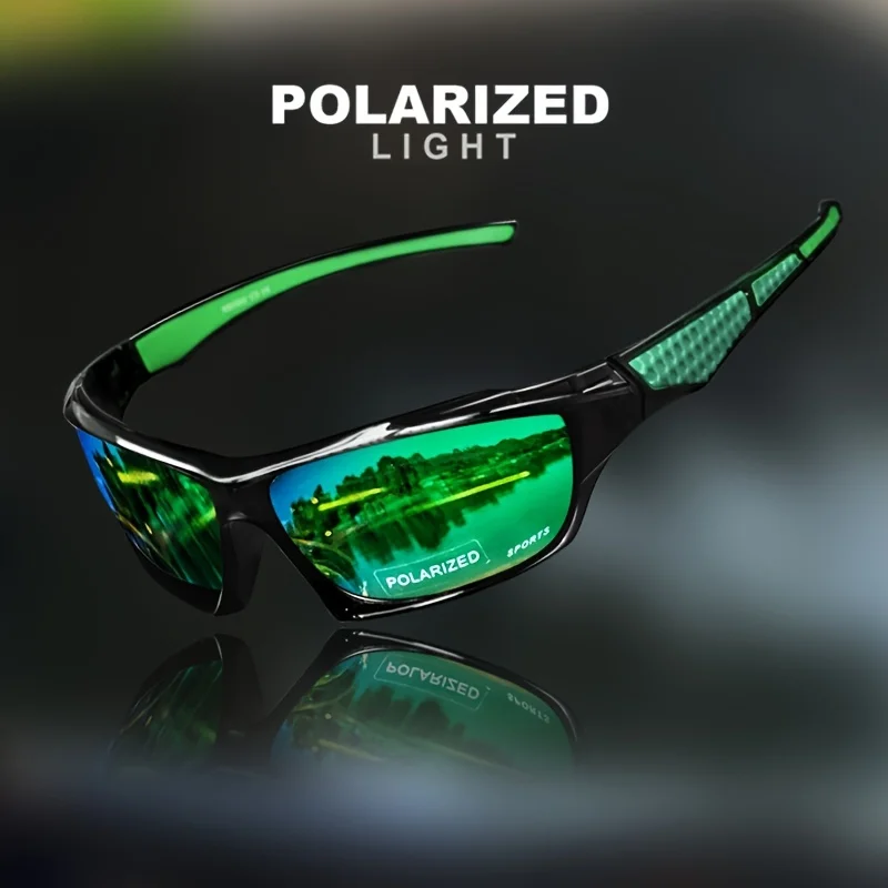 1/3PCS Sport Gepolariseerde Zonnebril voor Mannen Lichtgewicht Nachtzicht Mannelijke Shades Fietsen Rijden Vissen Mode Spiegel Zonnebril