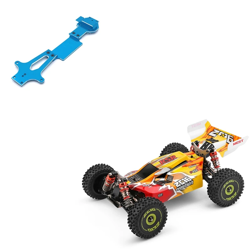 Металлическая вторая напольная пластина для Wltoys 144001 144002 144010 1/14 RC автомобильные обновленные детали