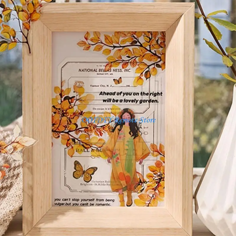  20 Sheets Muono Sticker Adhesive Sticker Decorative Sticker for Arts Craft Greeting Cards Scrapbooking Decoration