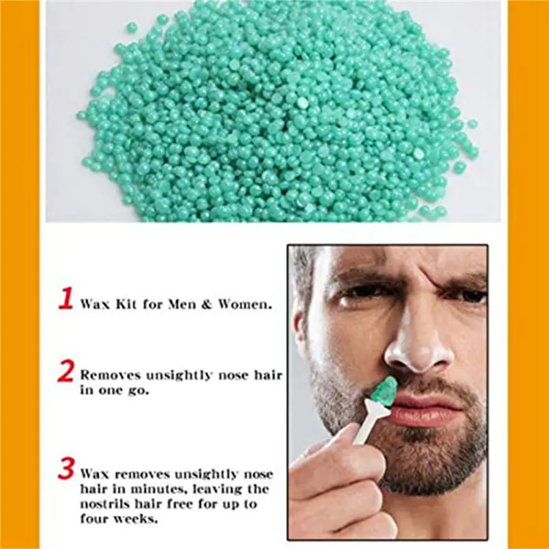 2025-300 قطعة عصا شمع الأنف قضيب ملاعق بلاستيكية شرائط شمع الأنف الأنف النظيف الحواجب إزالة شعر الأنف #3