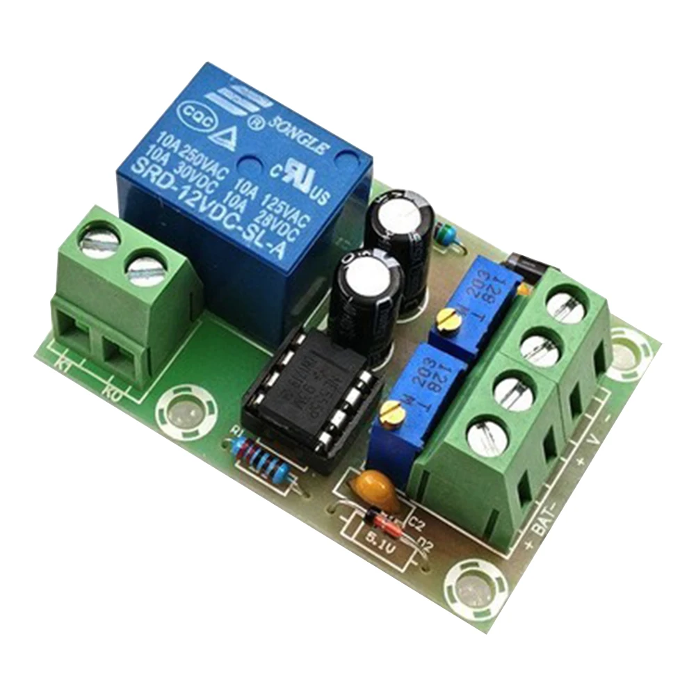 XH-M601 Intelligent Charger Power Control Panel 12V Battery Charging Control Module Automatic Switch High Accuracy For DIY Kit