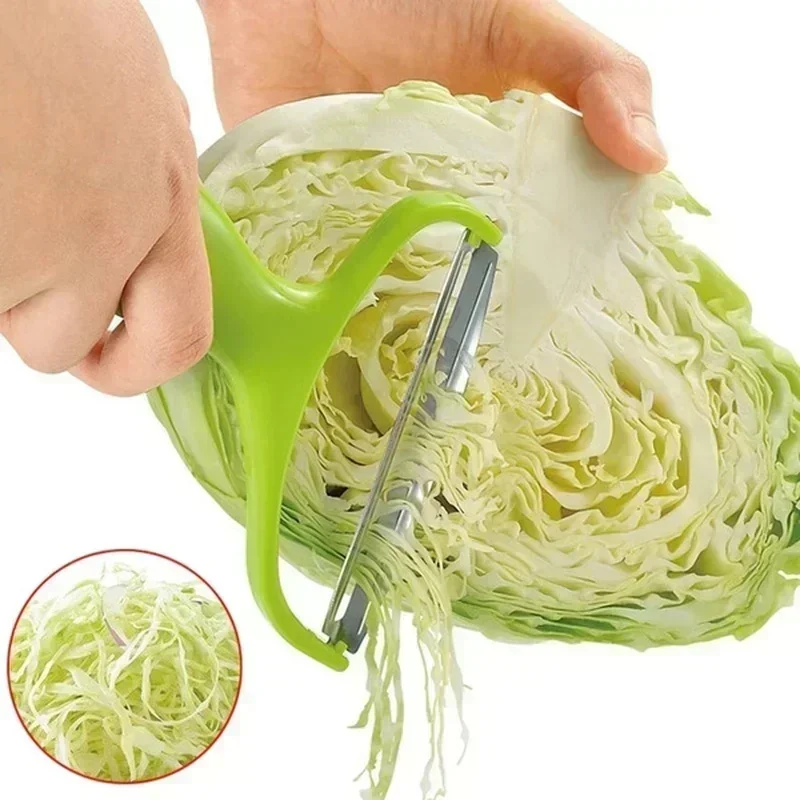 Peeler Vegetables Fruit Stainless Steel Cabbage Graters Salad Potato Slicer Kitchen Accessories Cooking Tools Wide Mouth image 6