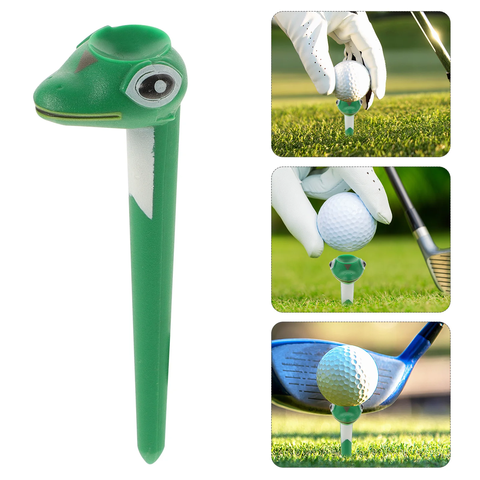 

6Pcs Golf Tees Sturdy Durable Plastic Professional Golf Ball Holders Practical Replacement Spikes Golfs Spikes